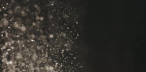 Schwebende Staubpartikel in der Luft