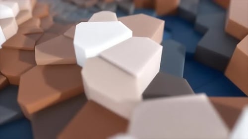 Abstrakter geometrischer 3D-Hintergrund