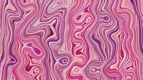 Abstract Fluid Wavy Lines Morphing Background