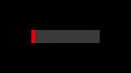 Creator Collection: Dark colored and narrow single lined lower third with jumping animation