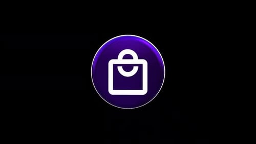 3D Animated Shopping Bag Icon