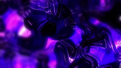 Dynamic Abstract Purple Liquid Flowing Background Loop