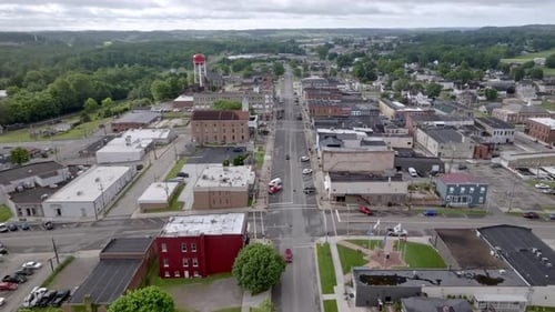 Jackson, Ohio downtown.