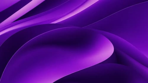 Fluid Purple Waves Abstract Background Animation