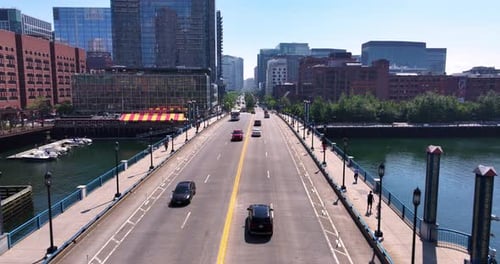 Seaport Boulevard in Boston, MA