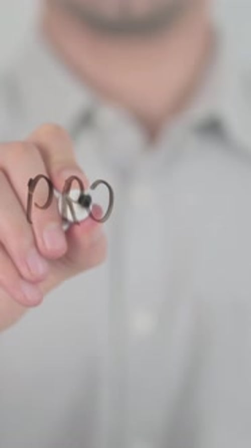 Product Release, Writing on Screen with Hand, Vertical Video