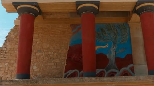 Palais minoen de Knossos, Héraklion, Crète, Grèce