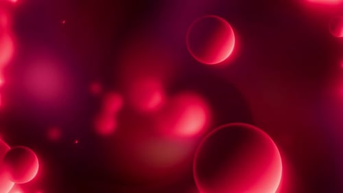 Cyberpunk neon circle background