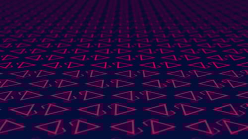 Abstrakter bunter minimaler Dreiecksform animierter moderner Texturmuster-Hintergrund 4k Loop