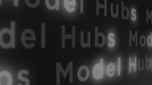 Model Hubs Grid Screen Motion Background