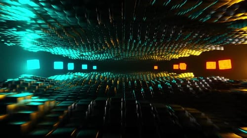 Abstract Animated Cube