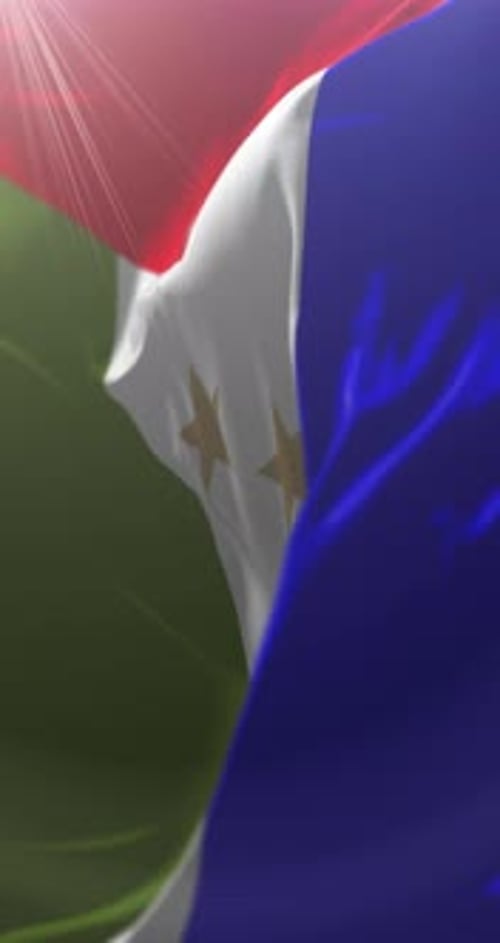Flagge der Autonomen Region Südkaribikküste