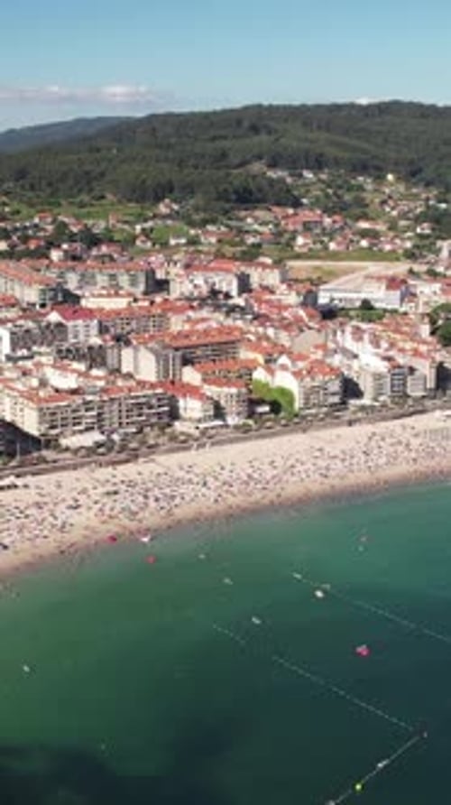 City of Sanxenxo, Spain Vertical Video