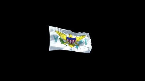 Virgin Islands Us Flag with Alpha Channel