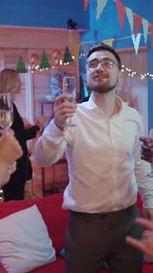 Friends Celebrate at Festive Birthday Party