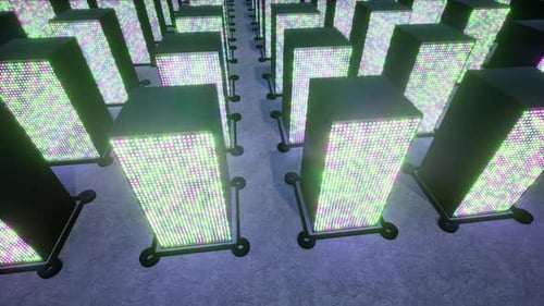 Data Center Big Cloud Computer Servers Security