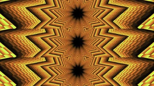 Boucle de mouvement en tunnel fascinante et vibrante
