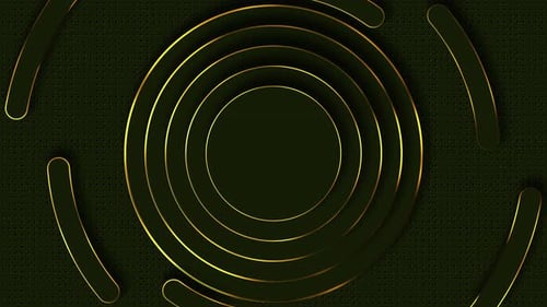Luxury Rotating Lines and Circles Loop Background