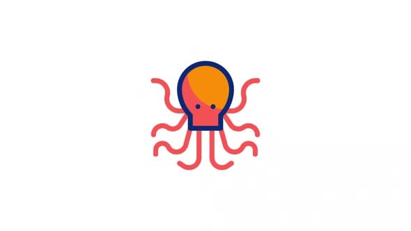 Octopus Animated Alpha Icons, Elements Motion Graphics ft. alpha ...