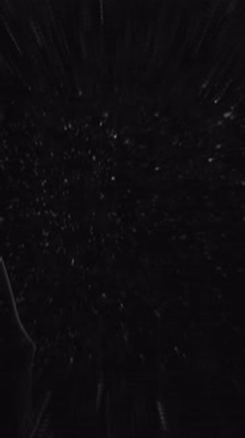 Vertical Retro Analog Texture with Dust Noise and Visual Distortion