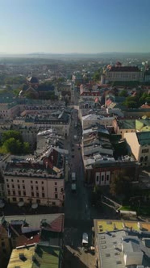Cracow Old Town From Above