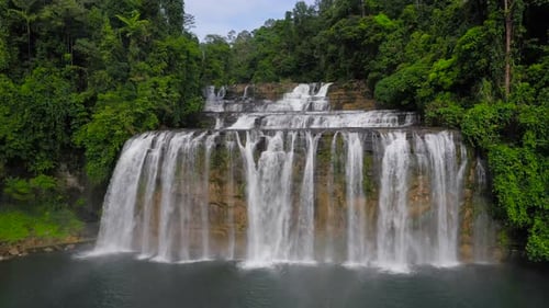 Beautiful Tropical Waterfall Philippines Mindanao