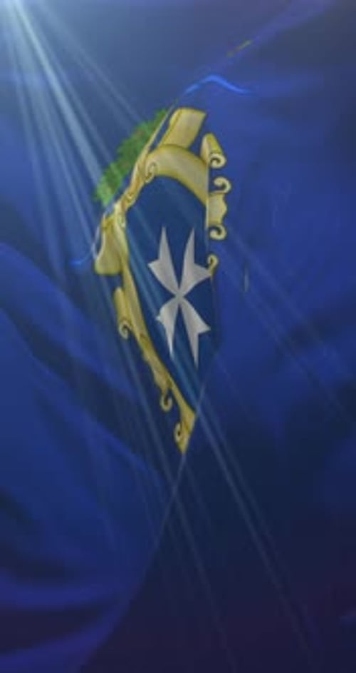 Elegant Animated Banner Reveal with Golden Flourishes