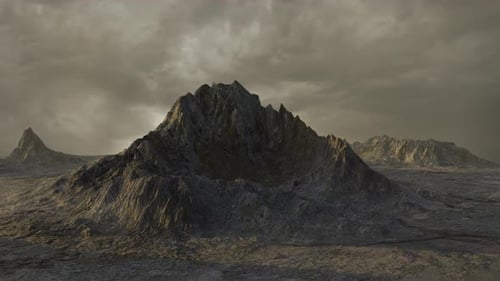 Epic Mountain Reveal Through Dramatic Clouds