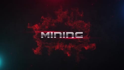 Modern Cinematic Text Reveal with Fiery Particle Effect