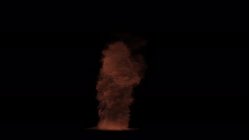Dust Tornado Twister dreht sich auf transparentem Hintergrund