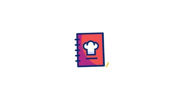 Cookbook Animated Icon, Elements Motion Graphics ft. cookbook & icon ...