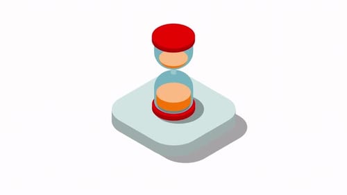 Animated Isometric Business and Technology Icon Collection