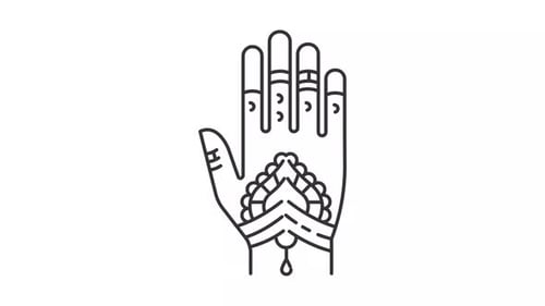 Animation de la ligne Mehndi
