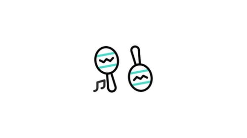 Maracas Animated Icon