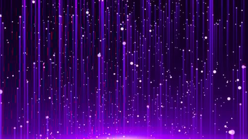 Purple Abstract Moving Digital Particles Futuristic Background Loop V4