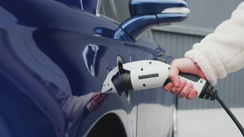 Charging Electric Vehicle in Urban Setting