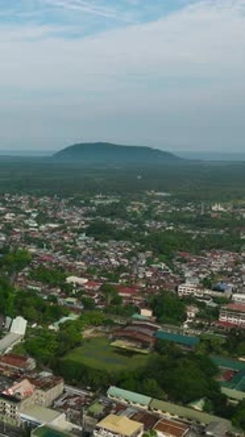 Cityscape Cotabato City in the Philippines
