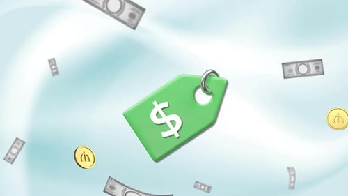 Price Tag Hd Green Color