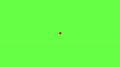 Carnage Collection: Chroma keying effect of a small drop of blood falling at the center of screen sh