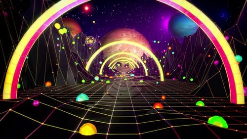 Fantasy Space Tunnel
