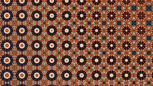 Dynamic Colorful Decorative Kaleidoscope Pattern Background