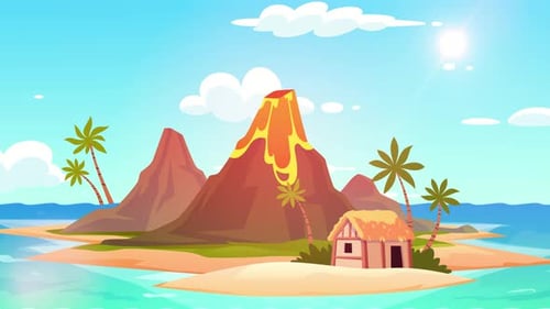 Fond de paysage animé i-Lend 4k