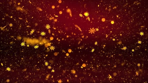 Glitzer-Hintergrund mit Weihnachtsschnee und Schneeflocken 36