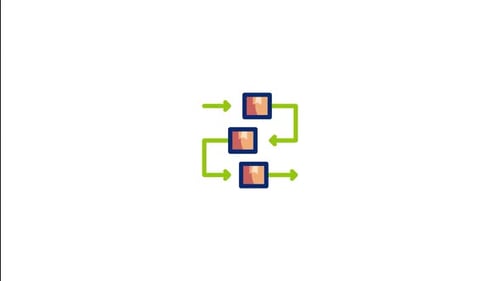 Animated Corporate Process Flow Diagram