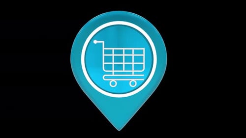 Icône du lieu d'achat Blue Alpha Loop