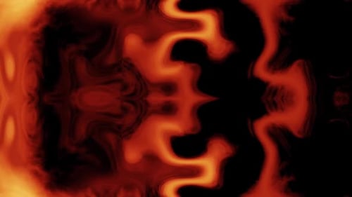 Red Orange Fluid Smoke Energy Background Animation