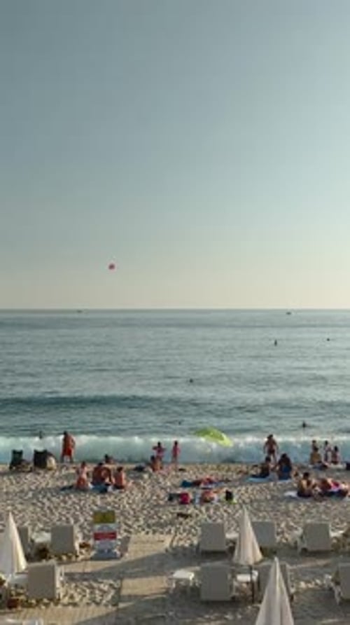 Vertical Video Alanya Beach Getaway Turkish Summer Escape