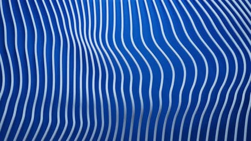 Abstract animation of lines in the form of waves.