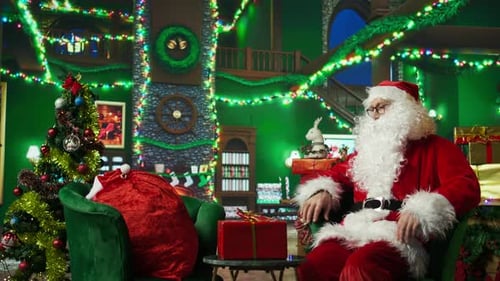 Santa Claus Surprised By Christmas Miracle After Finding Gift in Workshop