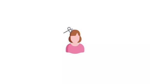Haircut Icon Animation